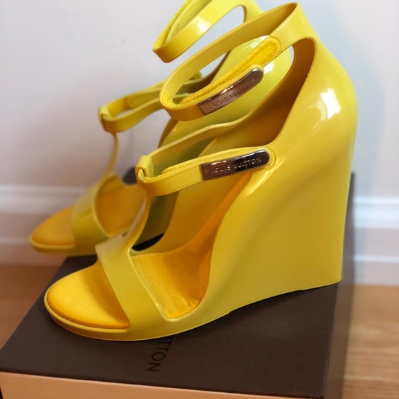 Brand new in box Louis Vuitton Wedge Sandals sz 36 - Picture 3 of 8